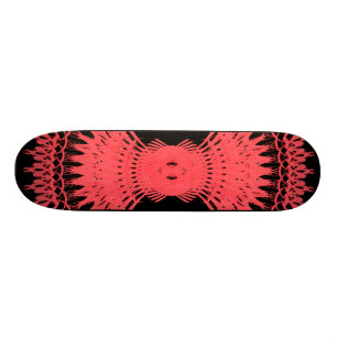 Dekorativt radiellt Mönster: Skattbord Skateboard Bräda 20,5 Cm