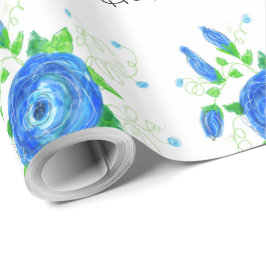 Dekorativt Ro i blått Presentpapper