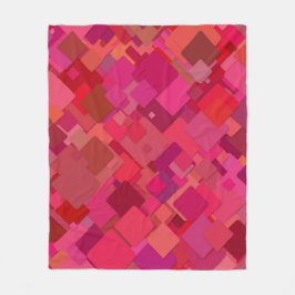 Dekorativt rött fleecefilt