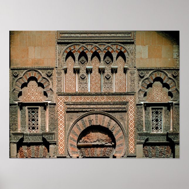 Dekorativt schema ovanför dörröppningen poster (Framsidan)