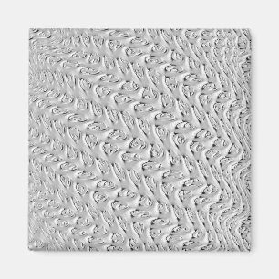 Dekorativt Silver Design Magnet