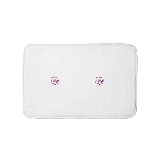 Dekorativt Stil, Mörk blått Grönt, Wattle Badrumsmatta (Framsidan)