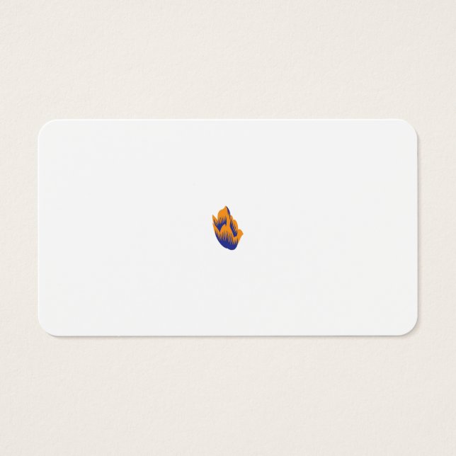 Dekorativt Stil, Mörk blått Grönt, Wattle Visitkort (Framsidan)