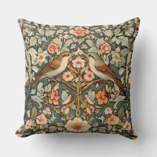 Dekorativt William Morris Fåglar Kastkudde Kudde