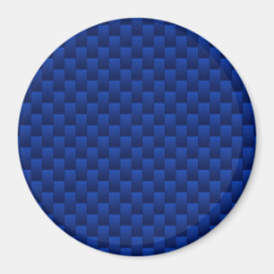 Dekorblå kolfiber som bakgrund för utskrift magnet