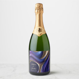 Dekorblått Bröllop-Guld i modern Bord