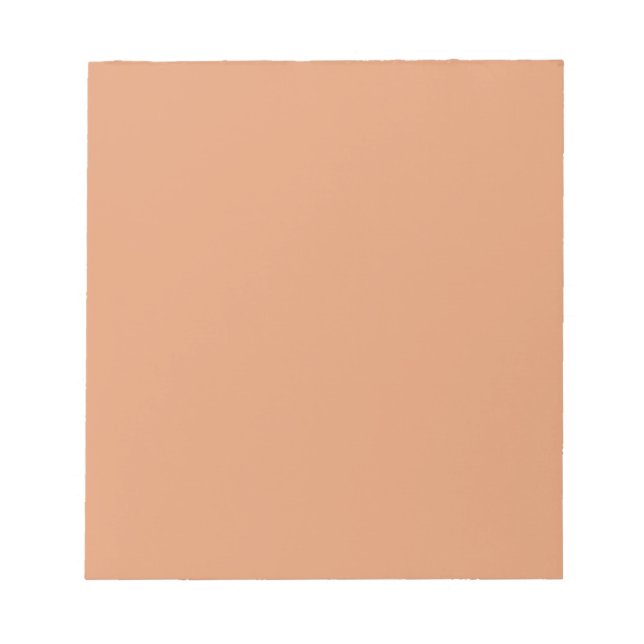 Dekordekorationer Dusky Apricot Anteckningsblock (Framsida)