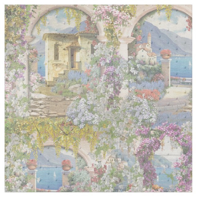 Dekordesign för en italiensk villa Fabric Tyg (Närbild)