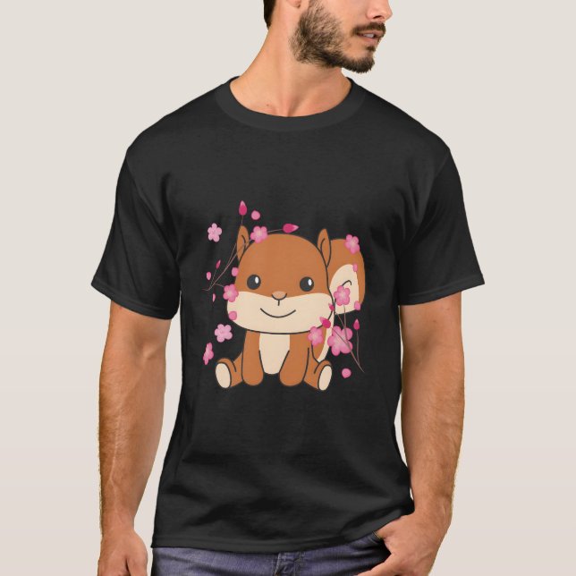 Dekordjur för Blommar från Kawaii Cherry T Shirt (Framsida)