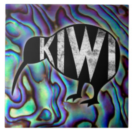 Dekoren för den Kiwiana belägger med tegel den Kakelplatta