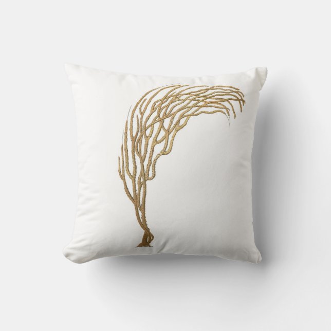 Dekoren för stugan för havskorallstranden kudder kudde (Framsida)