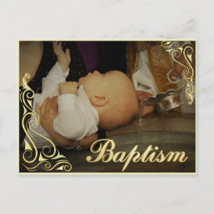 Dekoren och typografi för babydop överdrar den meddelande vykort