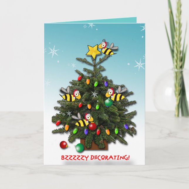 DEKORERA FÖR BZZZZZY! HELGKORT (Framsida)