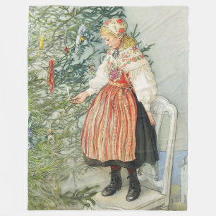 Dekorera Julgran - Carl Larsson Fleecefilt