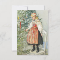 Dekorera Julgran - Carl Larsson