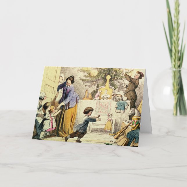 Dekorera Julgran Helgkort (Framsida)