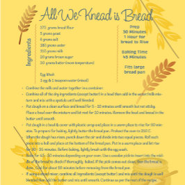 Dekorera köket med en giftig recept canvastryck