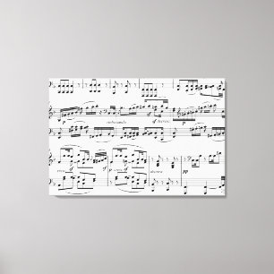 dekorera med musik noter canvastryck