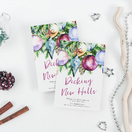 Dekorera nya hallar Festiva glaskulor Nytt hem Julkort