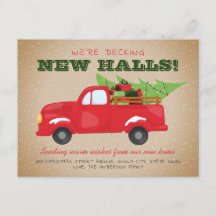 Dekorera Nya Hallar Jul Lastbil Högtid Förflyttnin