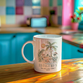 Dekorera palmerna | Rolig tropisk jul  Kaffemugg