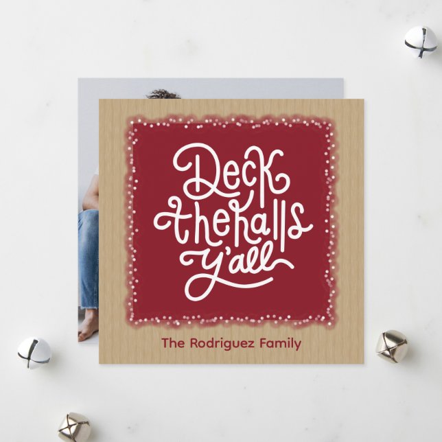 Dekorera salarna allesammans julkort (Fram/Back In Situ)