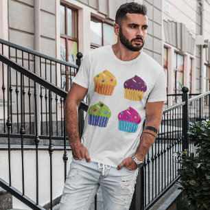 Dekorerad Cupcakes T-Shirt