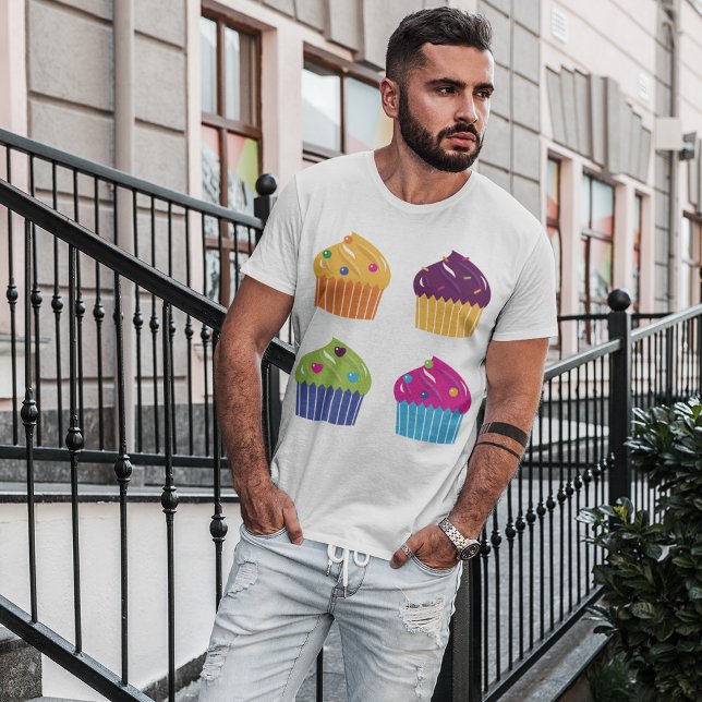Dekorerad Cupcakes T-Shirt (Skapare uppladdad)