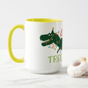 Dekorerad dosering av Julgran-Rex Cute Mugg