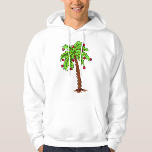 Dekorerad Handflatan Träd Hoodie