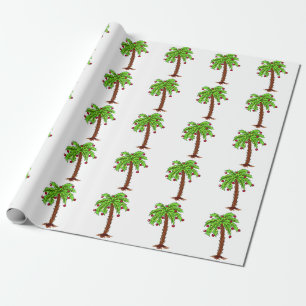 Dekorerad Handflatan Träd Presentpapper