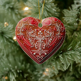 Dekorerad Helgdag för julkaka Julgransprydnad Keramik