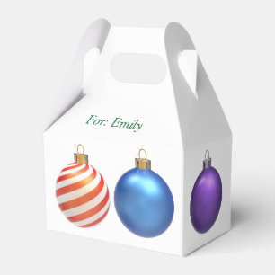 Dekorerad julklapp, Helgdag Presentaskar