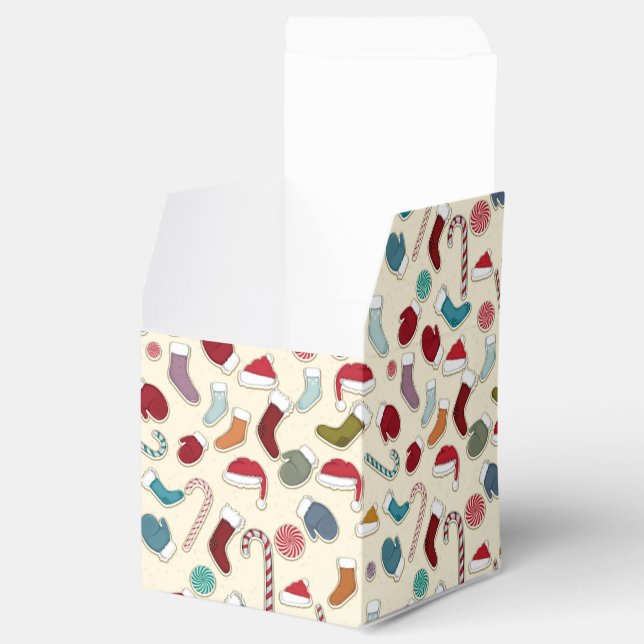 Dekorerad julklapp, Helgdag Presentaskar (Öppnad)