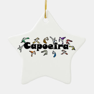 dekorerad kapoeira internationell julgransprydnad keramik