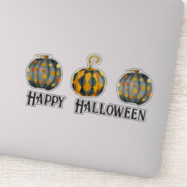 Dekorerad Pumpkins Halloween-Anpassningsbar Vinyl Klistermärken