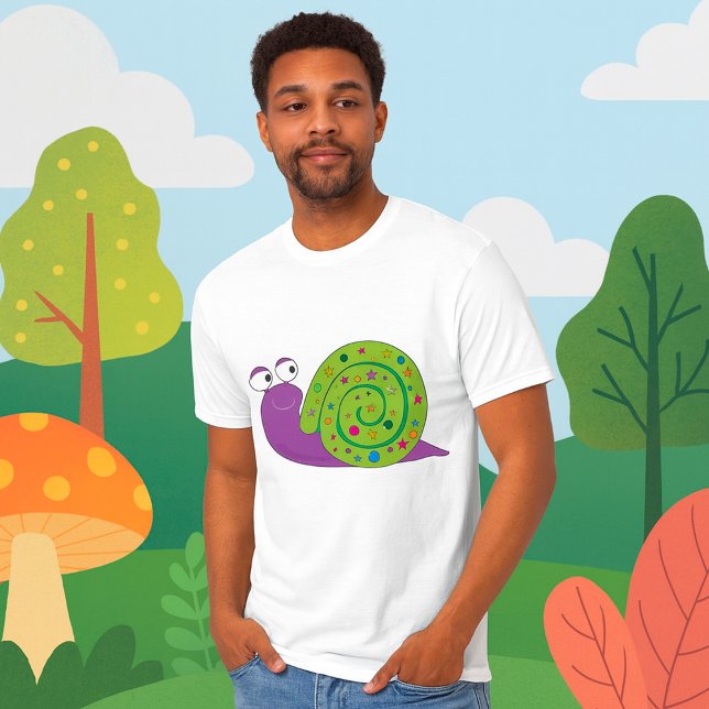 Dekorerad snigelmanar T-tröja T-shirt (Skapare uppladdad)