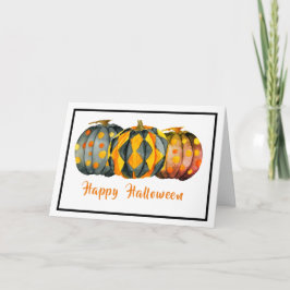 Dekorerat Anpassade av Pumpkins Halloween Kort