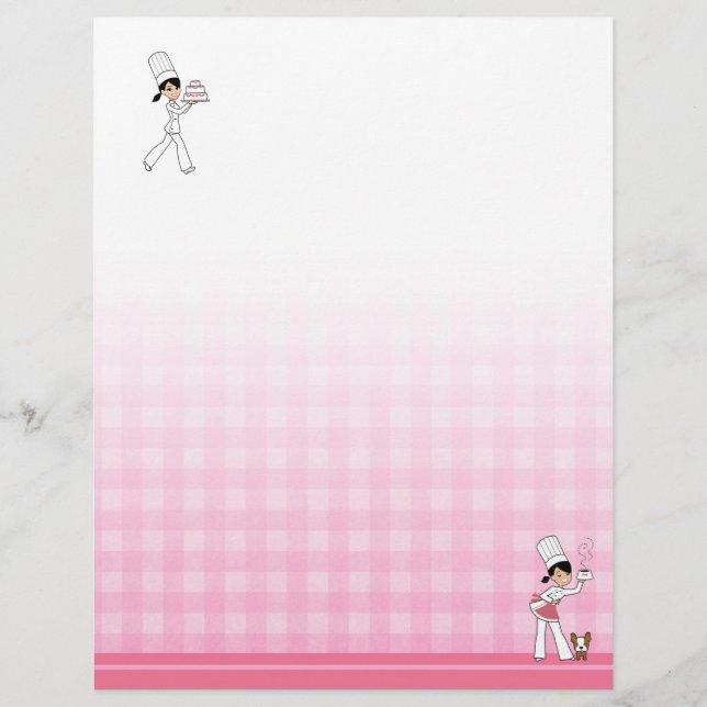 Dekorerat brevpapper för receptmappar #2 (Framsida)