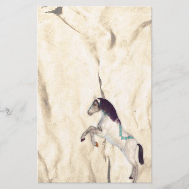 Dekorerat hemligt amerikanskt stationeri brevpapper (Framsida)