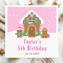 Dekorering av Födelsedagsfestens Rosa Pappersservett