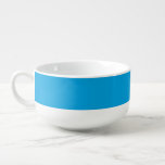 Dekorfärg för Himlar Blue Färg Anpassa den enkelt Soppmugg<br><div class="desc">Den här anpassningsbarna finns i en pulserande cyan blue accent färg dekor för dig själv eller som en gåva som du kan göra ett intryck av i tillfällen. Klicka på knappen "Anpassa den!" eller länken som du hittar på den här produktsidan om du vill visa en uppsättning användarvänlig utformande verktyg...</div>