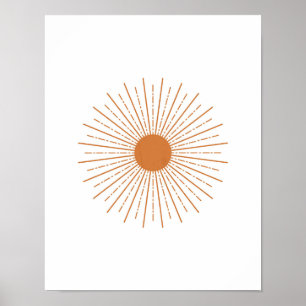 Dekorfärg för Sol, Poster i Sol, Sol Art-utskrif