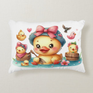 Dekorfyllning för accentbeläggning i Cute gult bab Prydnadskudde