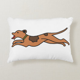 Dekorfyllning för aktiv Hund - ren bomull Prydnadskudde