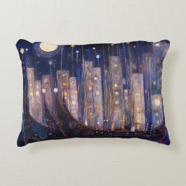 Dekorfyllning för art nouveau prydnadskudde