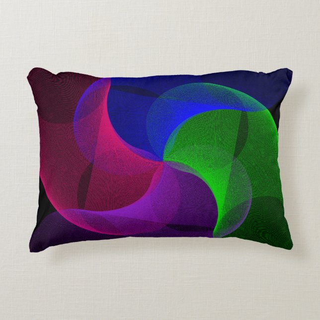 Dekorfyllning för blandad berrys böjning prydnadskudde (Framsidan)