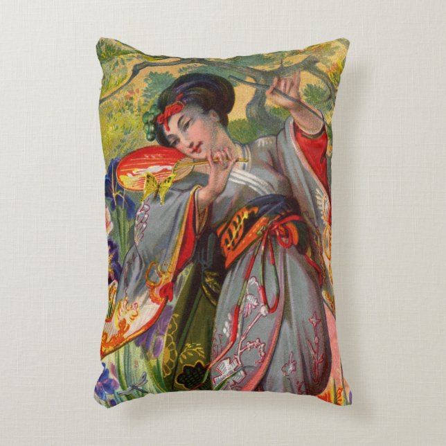 Dekorfyllning för fjäril-pekdon prydnadskudde (Framsidan(Vertikal))