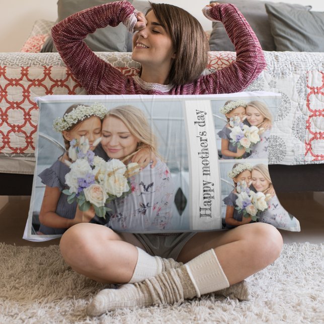 Dekorfyllning för fotosamling i mors dag prydnadskudde (Skapare uppladdad)
