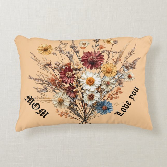 Dekorfyllning för morsa prydnadskudde (Framsidan)